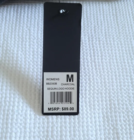 bebe Sport⛹️ Sequin Logo Hoodie - NWT - Picture 16 of 16